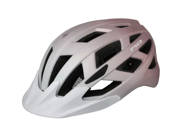 R2 Lumen cyklistická prilba biela/púdrová ružová
