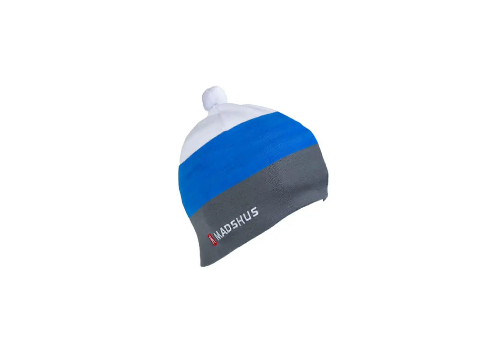 Madshus Active čiapka biela/modrá/sivá