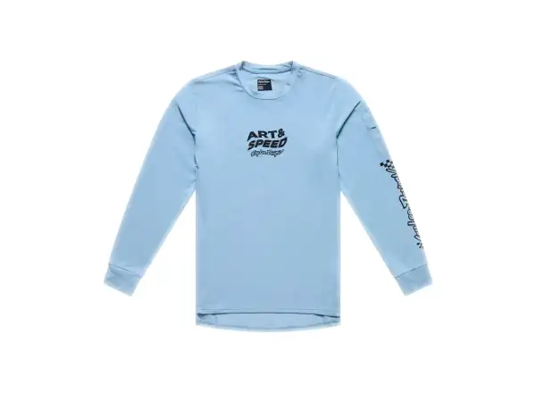 Troy Lee Designs Ruckus Ride pánsky dres s dlhým rukávom Waves Dawn Blue