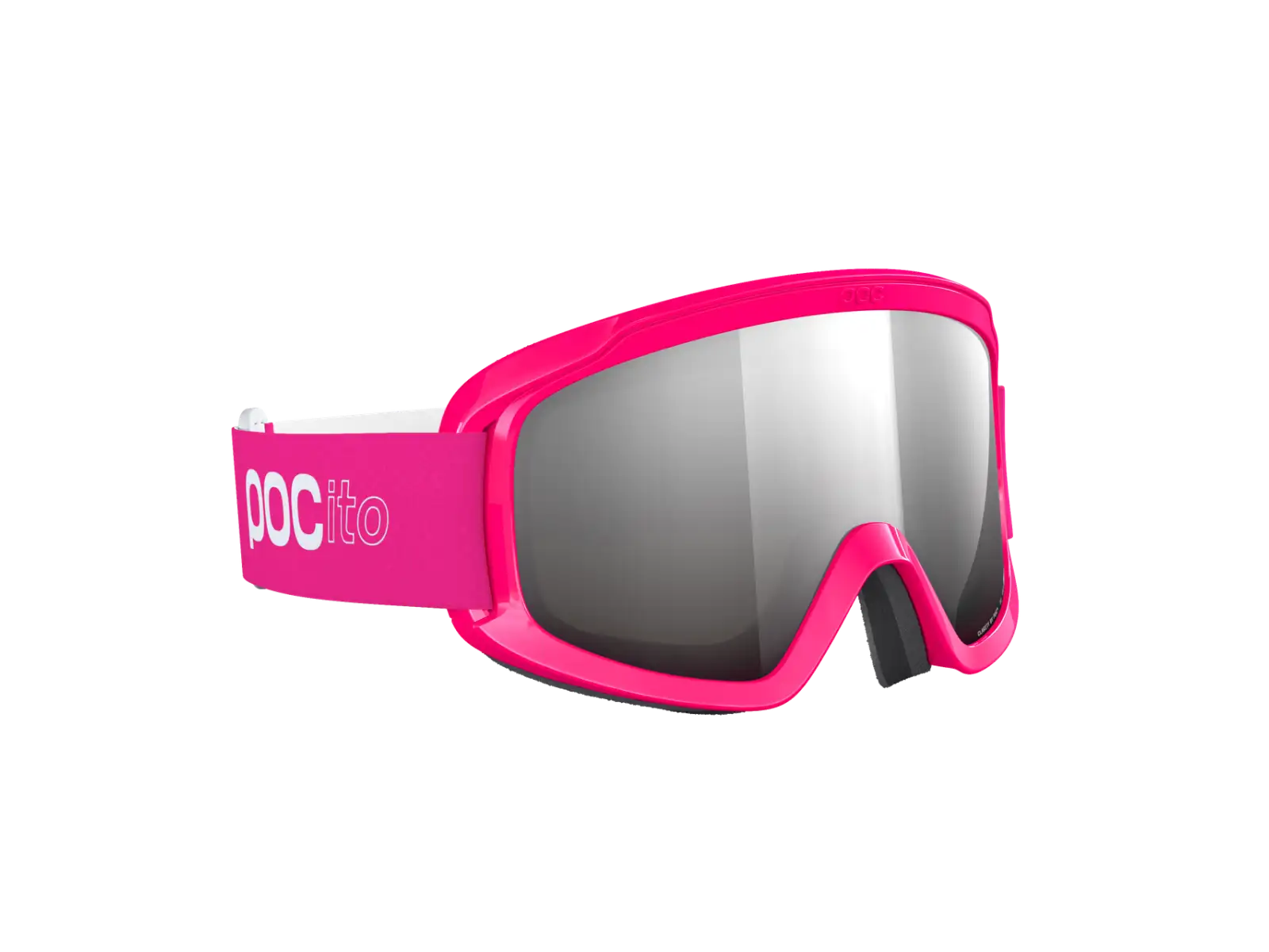 POC POCito Opsin detské lyžiarske okuliare Fluorescent Pink/Partly Sunny Silver
