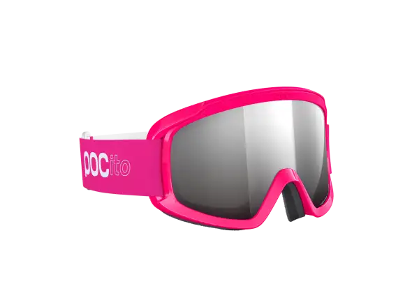 POC POCito Opsin detské lyžiarske okuliare Fluorescent Pink/Partly Sunny Silver