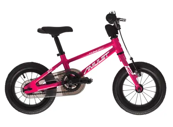 Amulet 12 Tomcat detský bicykel raspberry/silver