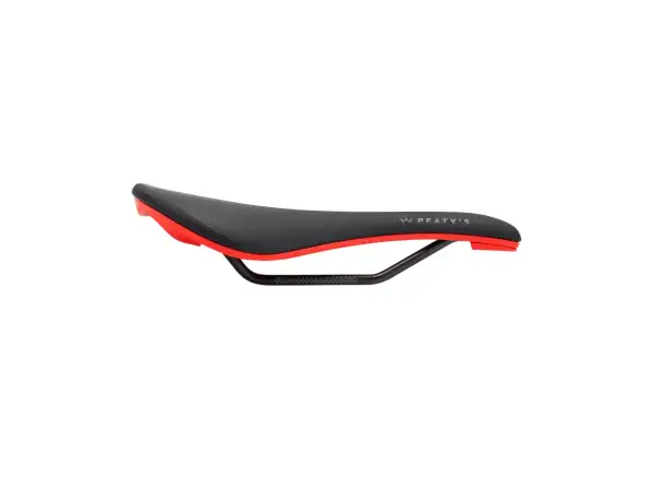 Peatys Monarch sedlo CR-MO Rail / Nylon Base Red