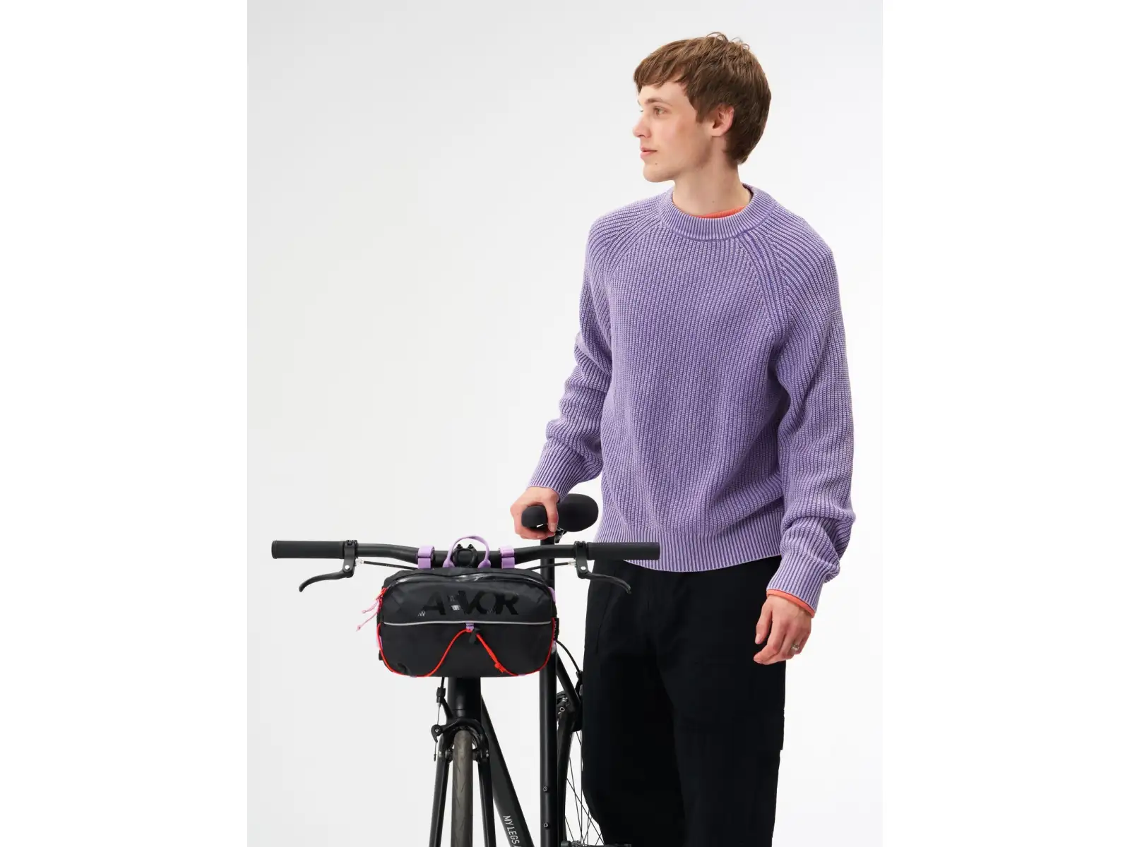Aevor taštička přes rameno/ledvinka/cyklo řídítka AEVOR Bar Bag PROOF DUAL DIP VIOLETT RUS