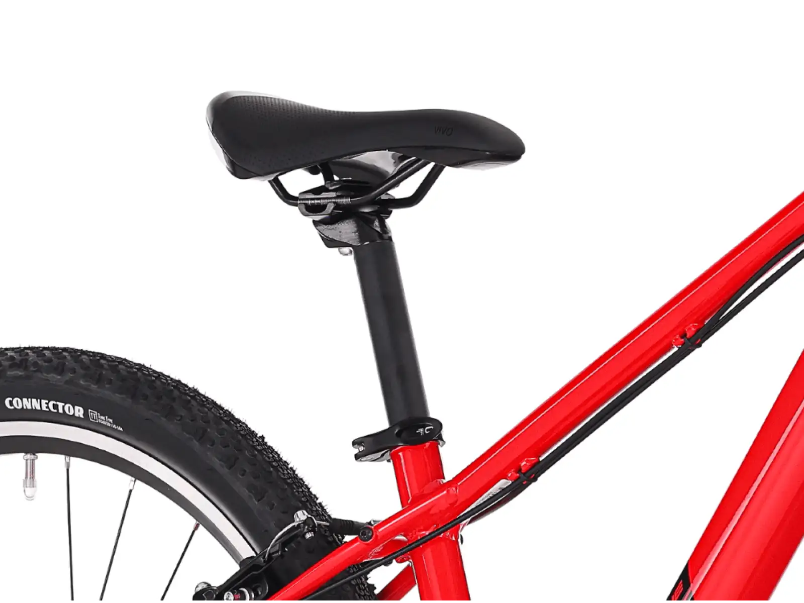 Rock Machine RIFF JR 27 detský bicykel Gloss Fire Red