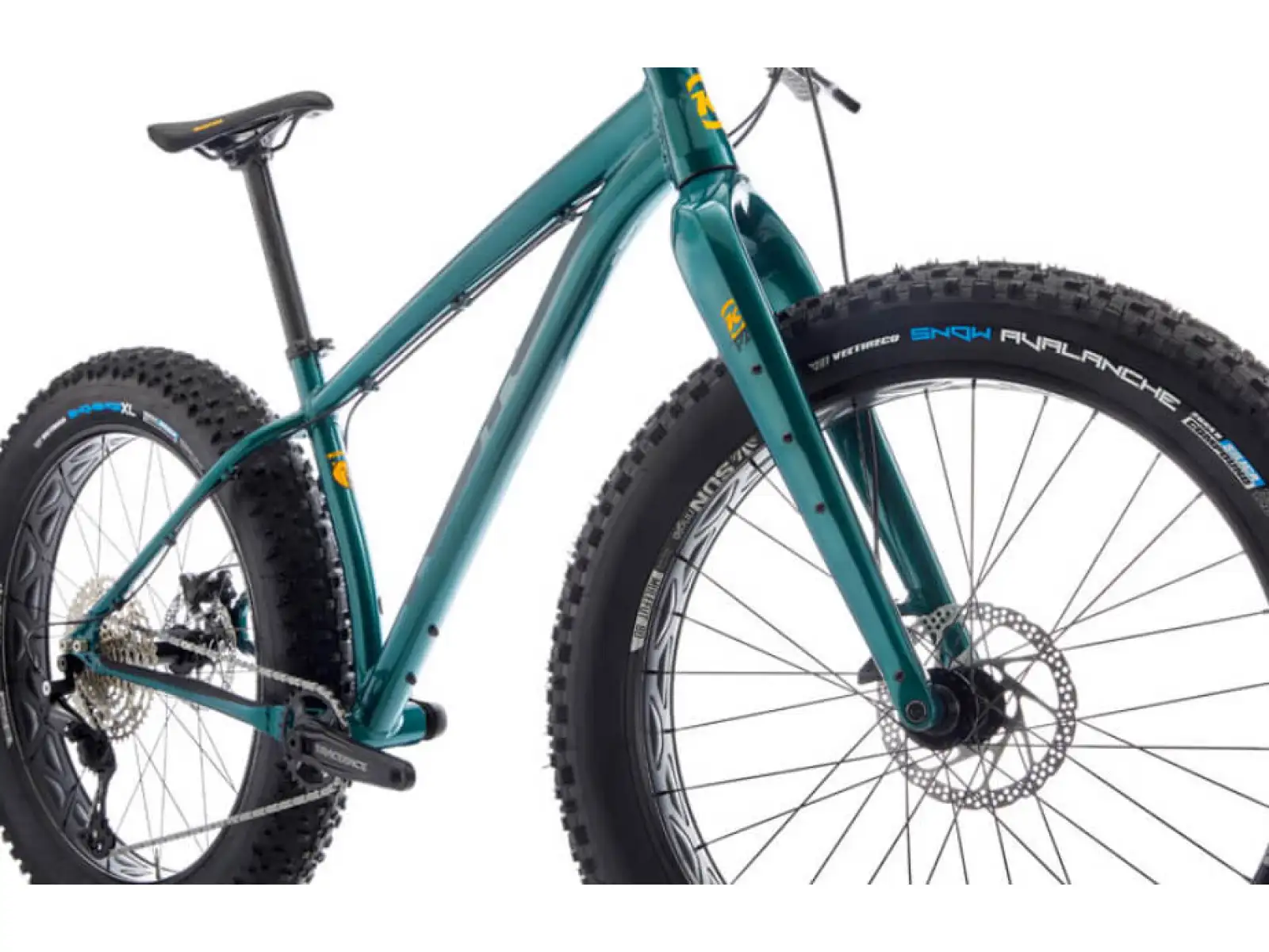 Kona Woo Satin Jeep Green Fat Bike