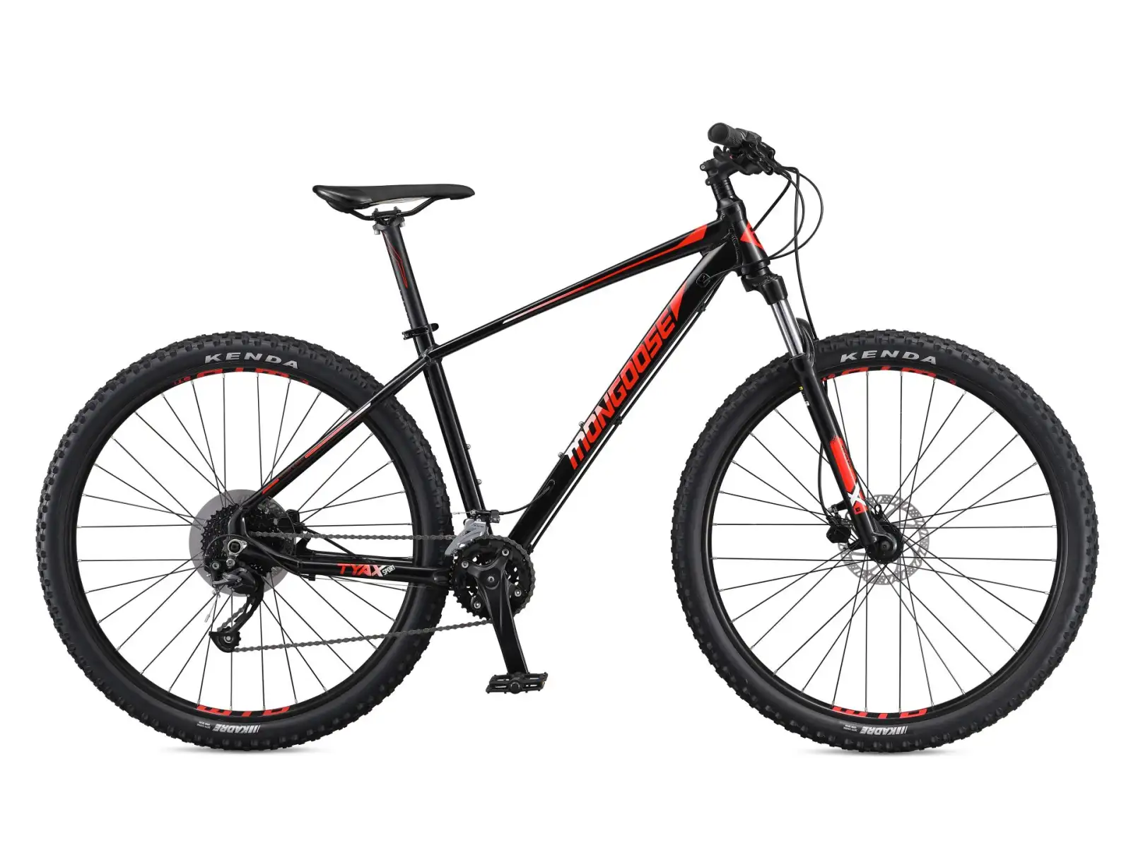 Horský bicykel Mongoose Tyax 29 Sport Black/Red