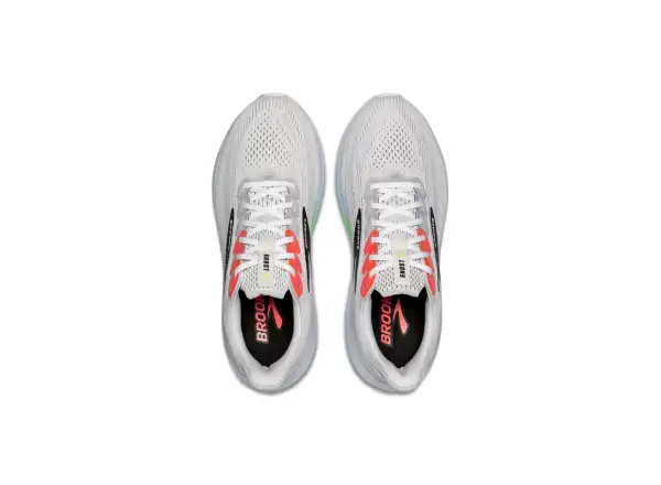 Brooks Ghost 17 pánske bežecké topánky White/Pink Clay/Gecko