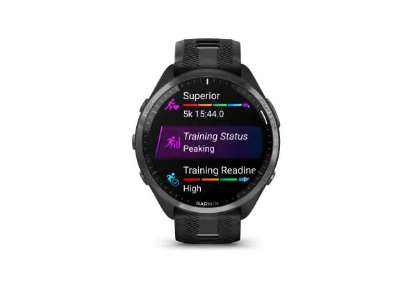 Garmin Forerunner 965 smart hodinky Carbon Grey Titan DLC/Black