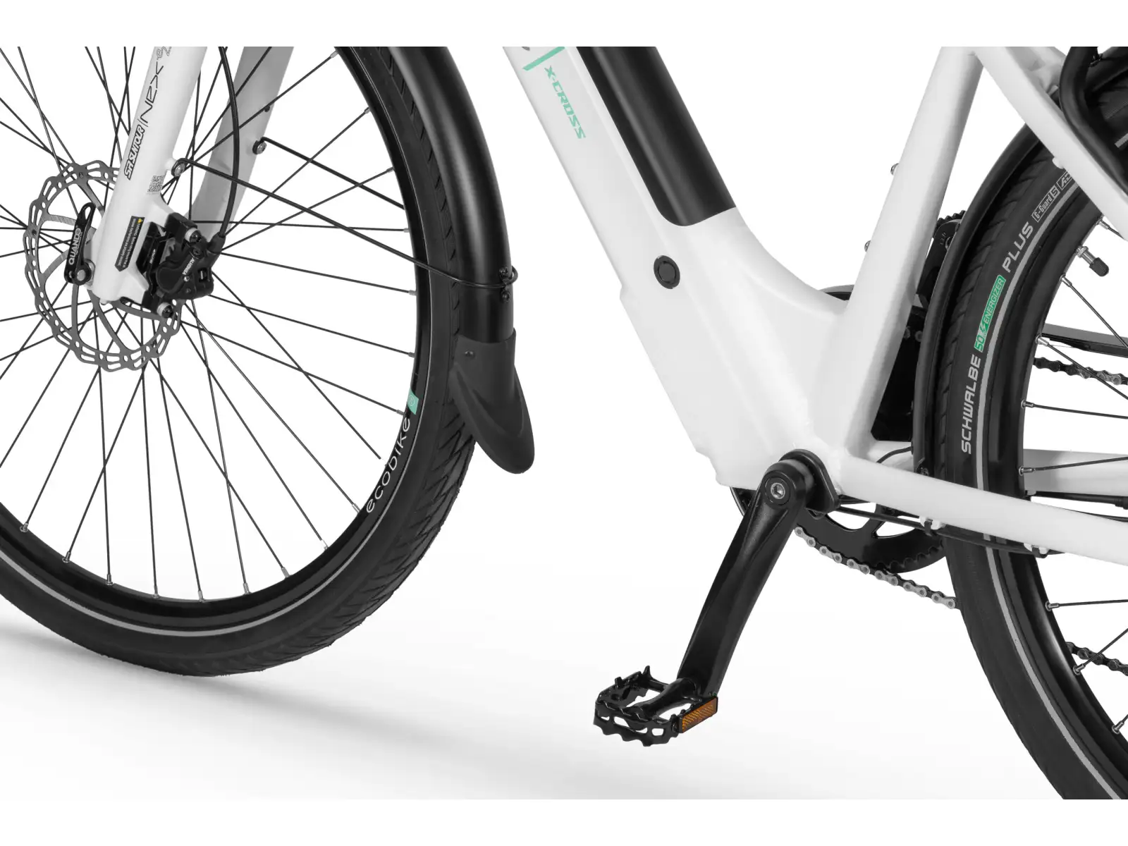 Ecobike X-Cross 504 Wh White trekingový elektrobicykel