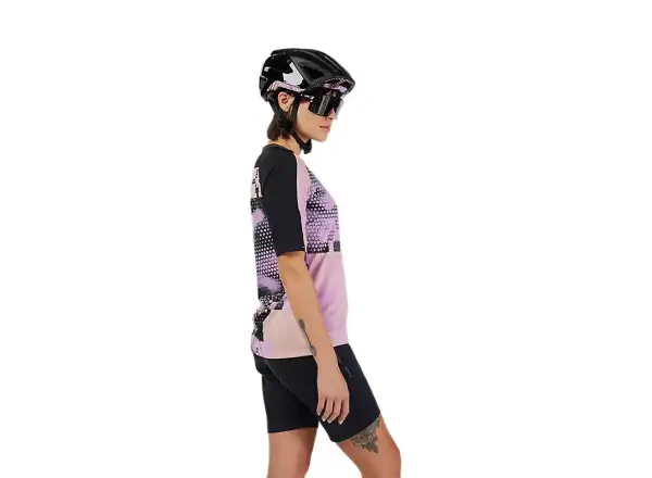 Fox Flexair Ascent Pulse dámsky dres krátky rukáv Dusty Rose