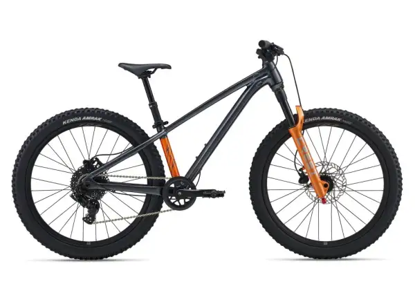 Giant STP 24 detský horský bicykel Black Chrome