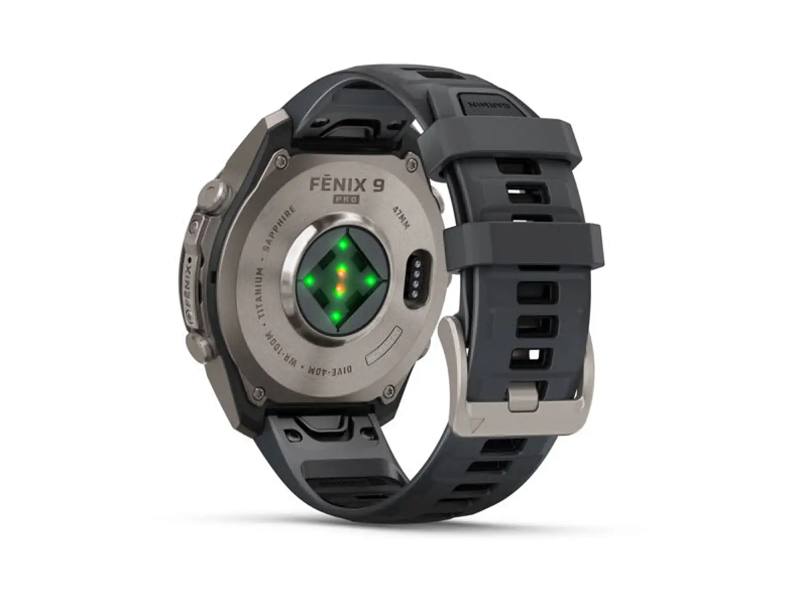 Garmin Fénix 9 Pro inReach 47 mm inteligentné hodinky Titanium Graphite/Black