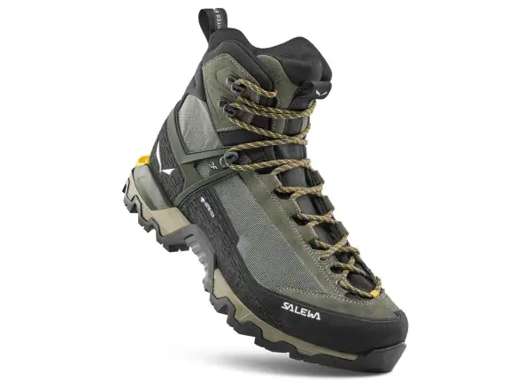 Salewa Mountain Trainer 3 Tech Mid GTX pánske turistické topánky Faded Green/Forest Night