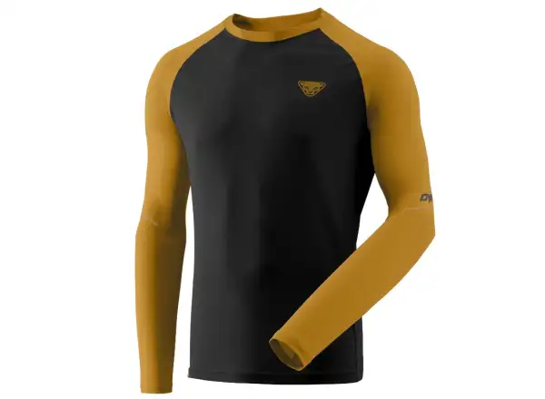 Dynafit Alpine Pro pánske tričko s dlhým rukávom Black Out/Tobacco