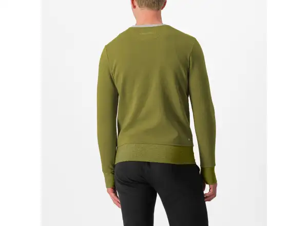 Castelli Logo pánska mikina Avocado Green