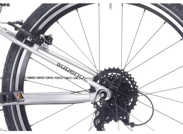 Superior F.L.Y. 24 VB detský bicykel Matte Silver