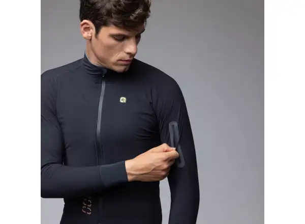 Alé R-EV1 Thermo Shield pánska zimná cyklistická bunda Black