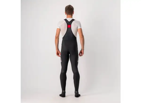 Castelli Velocissimo 5 pánske nohavice s trakmi black/silver reflex