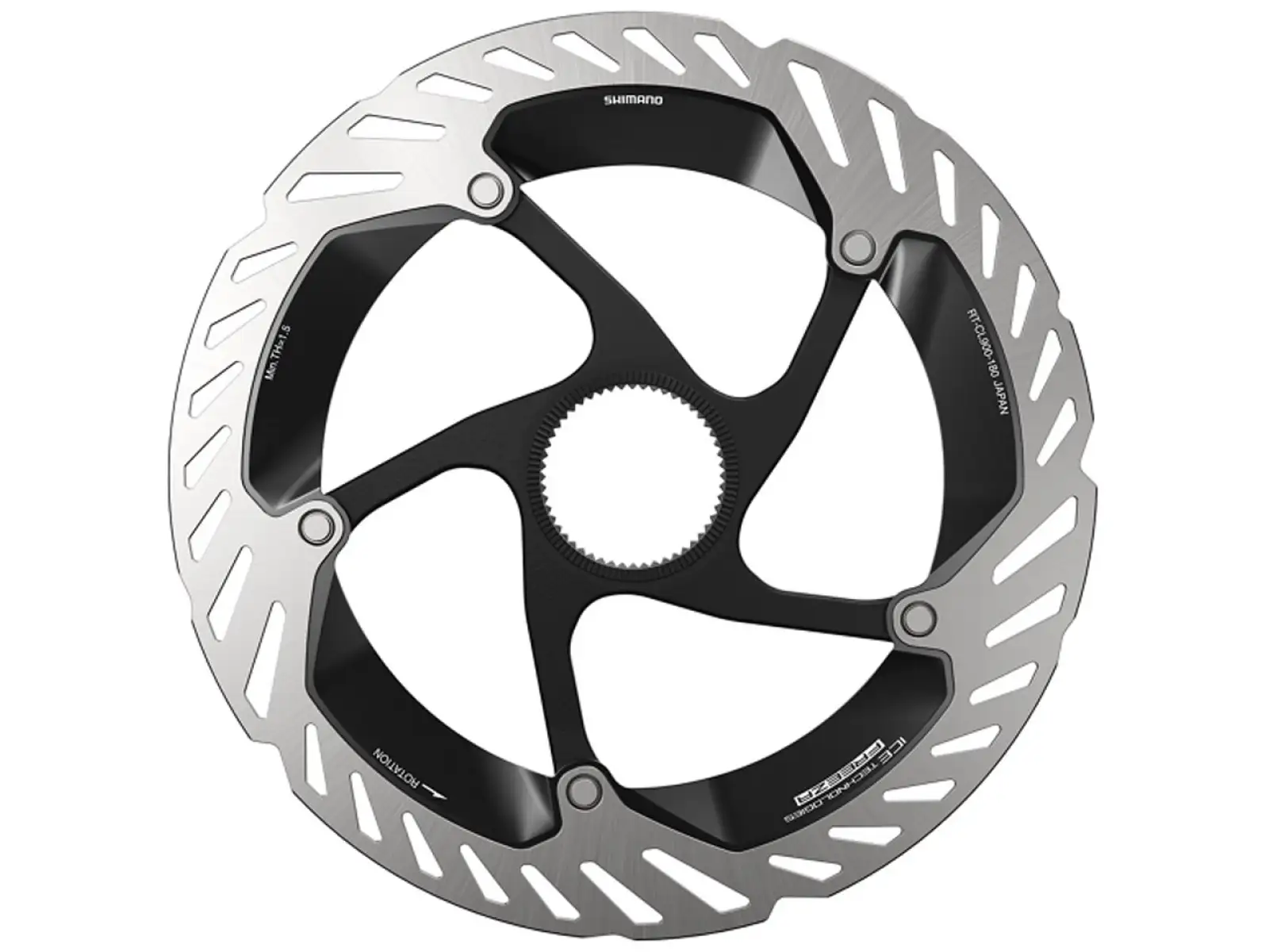 Shimano RT-CL900 brzdový kotúč 203 mm, center lock, Ice Tech, vonkajší lock ring