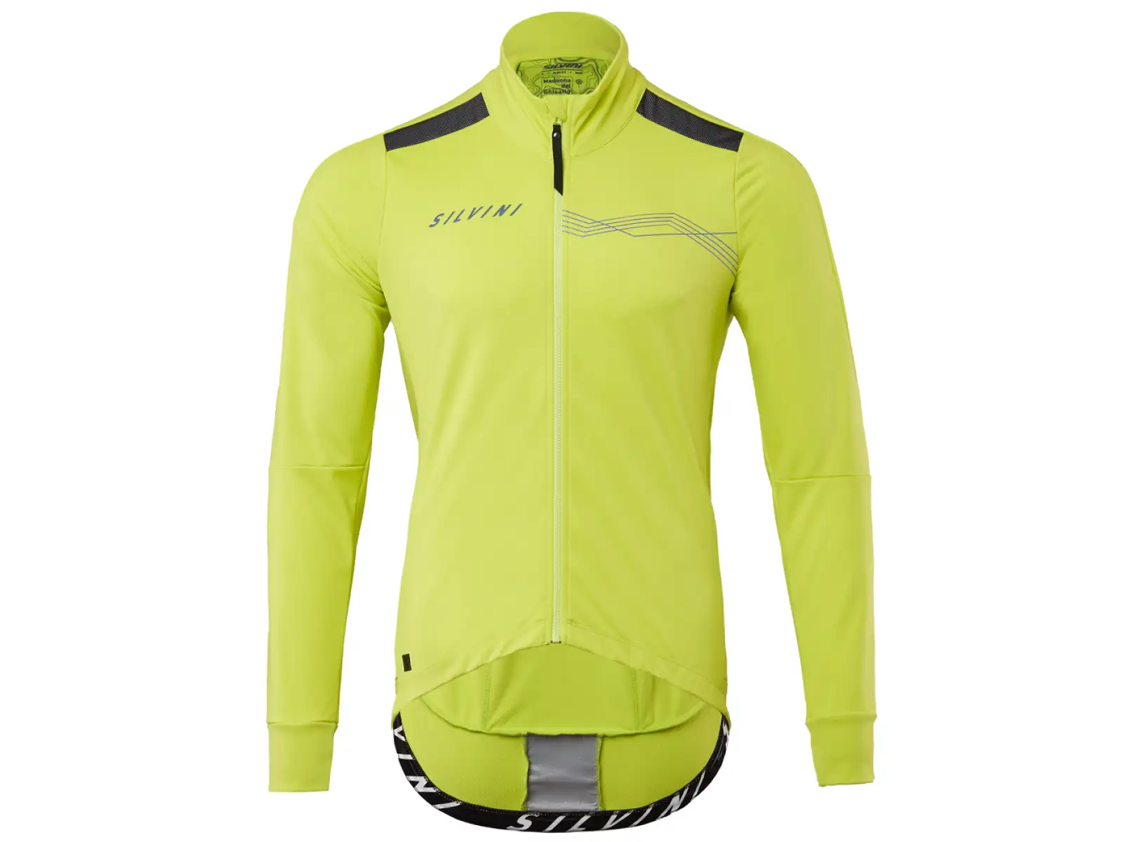 Silvini Ghisallo pánska cyklistická bunda Lime/Blue