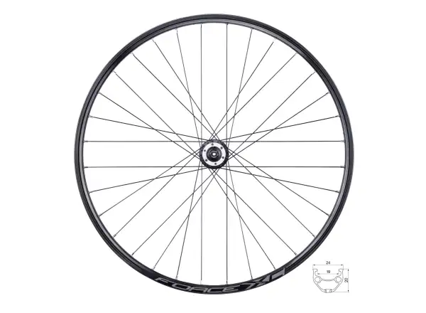 Force XC Disc 584x23 predné vypletené koleso F804332 32 dier
