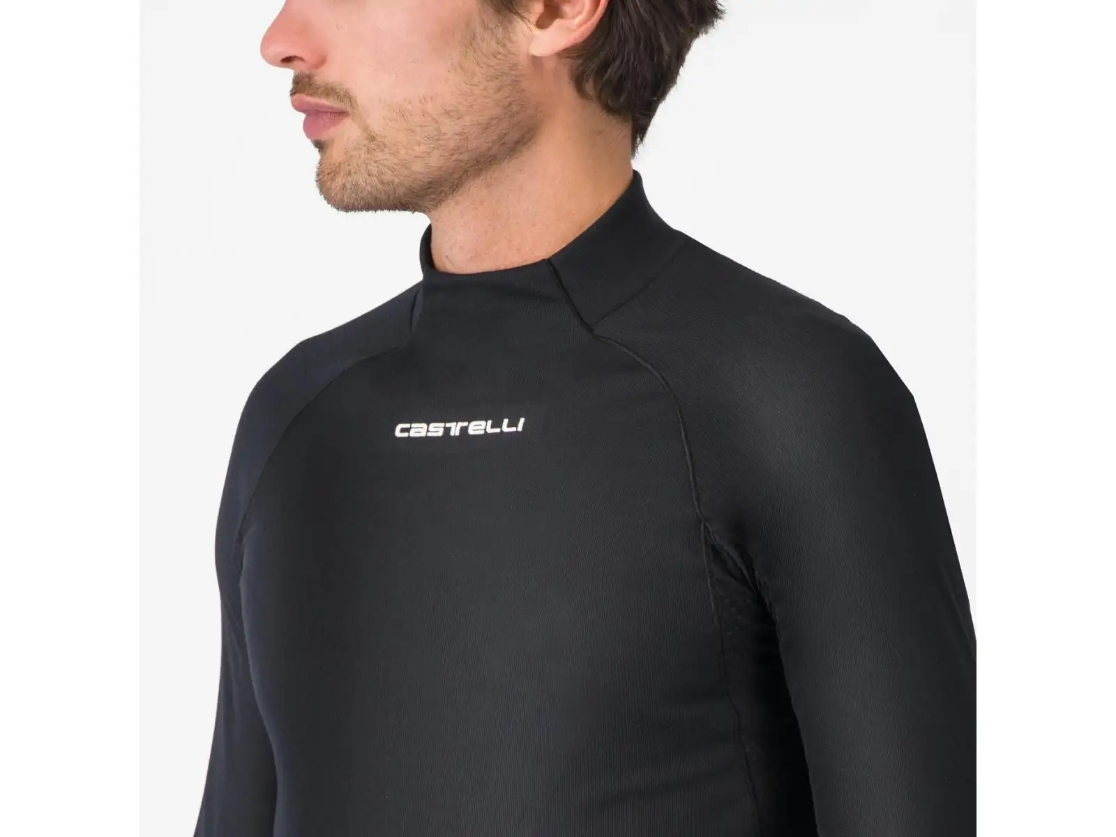 Castelli Flanders 2 pánske tričko dlhý rukáv Black
