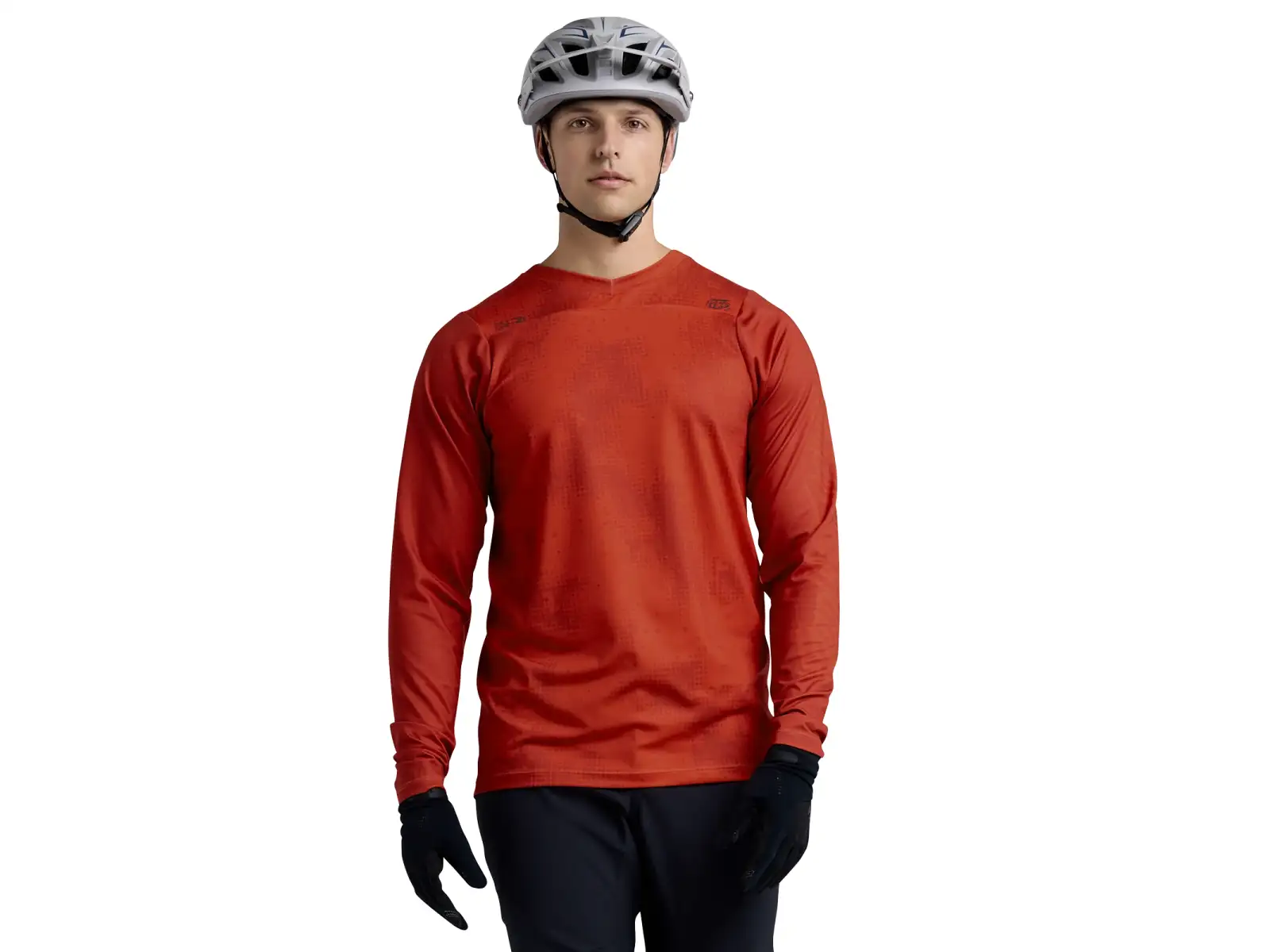 Troy Lee Designs Skyline Chill pánsky dres dlhý rukáv Scattered Fire Orange