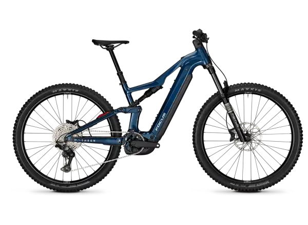 Focus THRON 8 720Wh celoodpružený elektrobicykel Azurblue / Sydneyblue