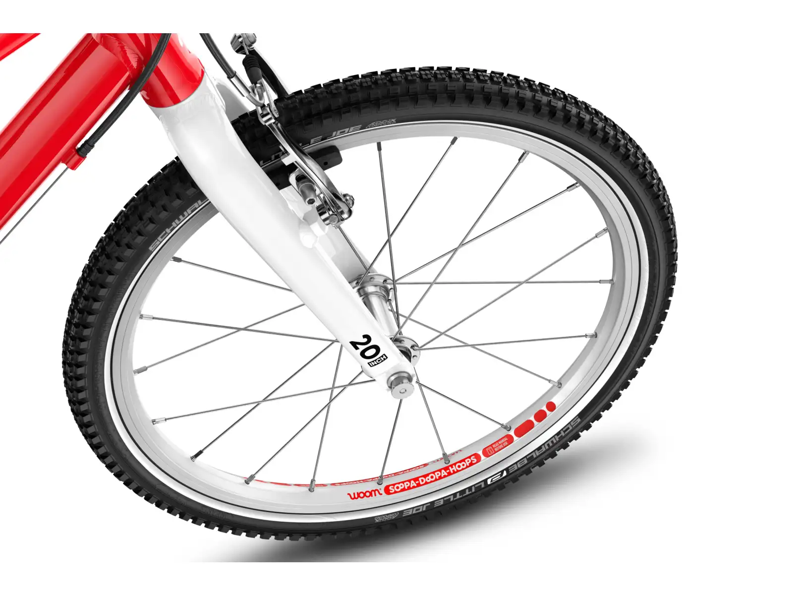 Woom GO 4 Red 20 detský bicykel