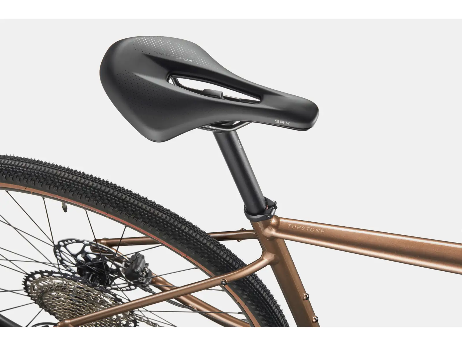 Cannondale Topstone CAAD 1 GRX 1X gravel bicykel Platinum Bronze