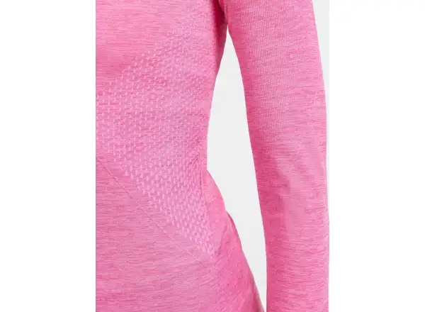 Craft Core Dry Active Comfort dámske tričko dlhý rukáv ružová