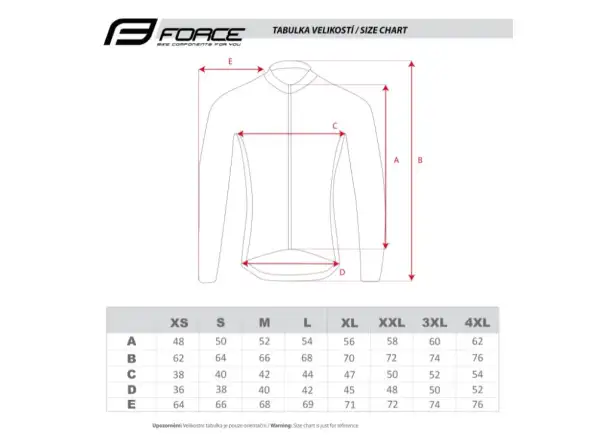 Force Charm pánsky dres dlhý rukáv bordó