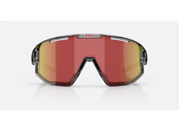 Bliz Fusion slnečné okuliare Transparent Dark Grey/Brow Red Multi