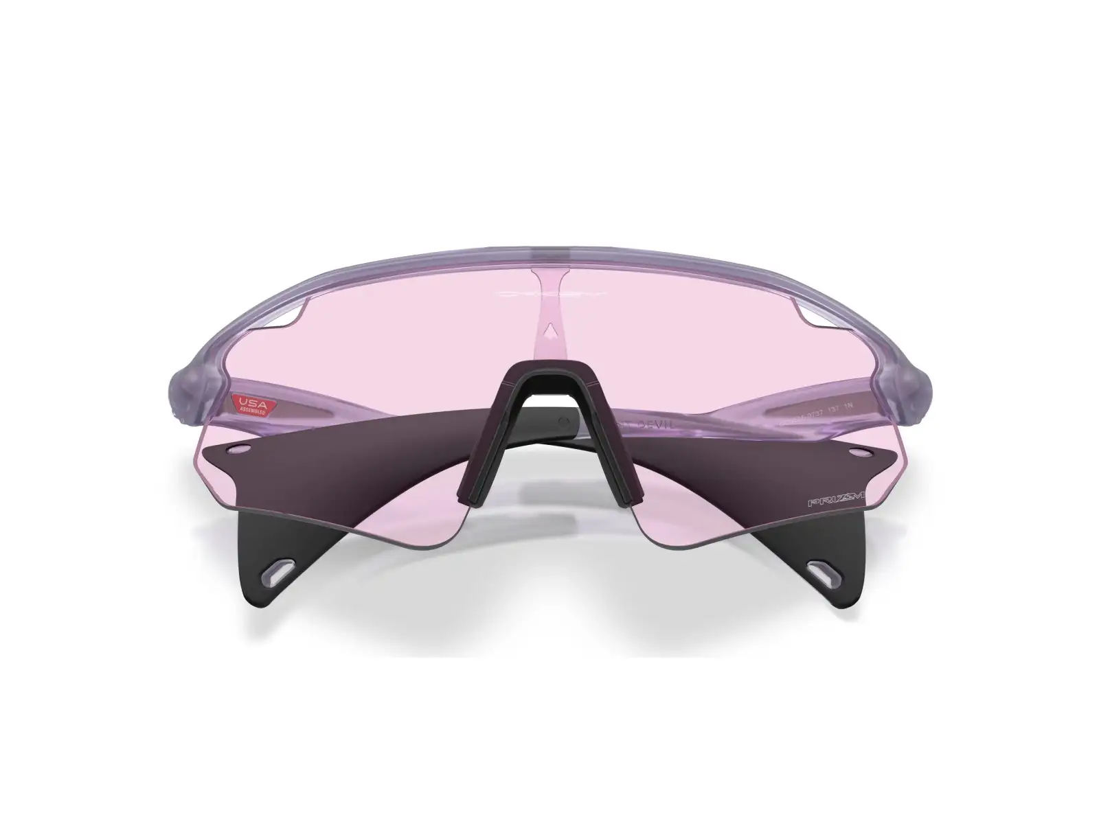 Oakley Stunt Devil A športové okuliare Transparent Lilac/Prizm Low Light