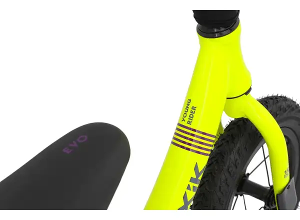 odrážadlo MAXÍK Evo Lite fluo žltá/fialová