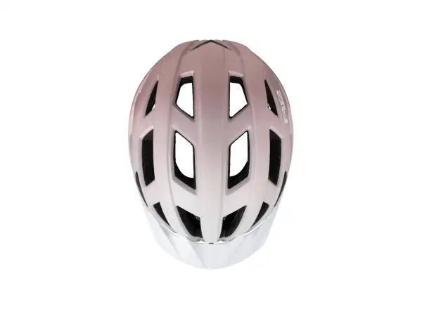 R2 Lumen cyklistická prilba biela/púdrová ružová