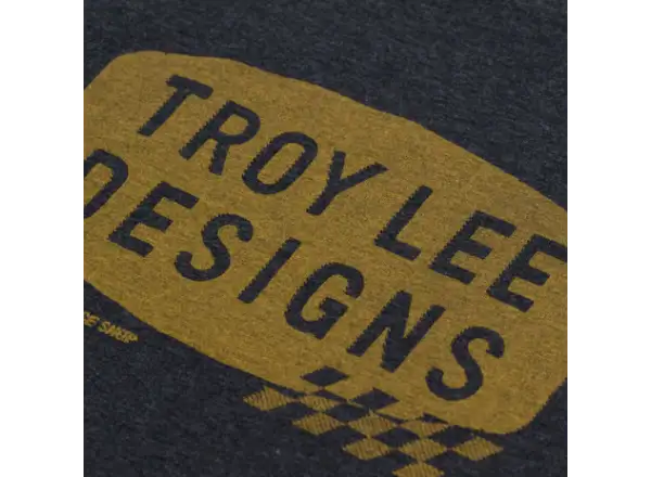 Troy Lee Designs Stamp tričko s krátkym rukávom Black Heather