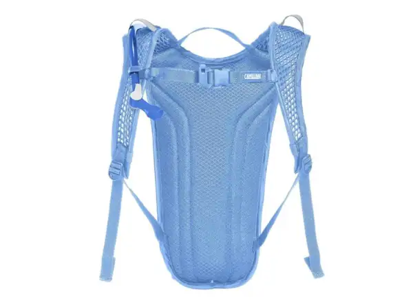 Detský batoh Camelbak Mini Mule 5 l + rezervoár 1,5 l (modrý s palmovým vzorom)