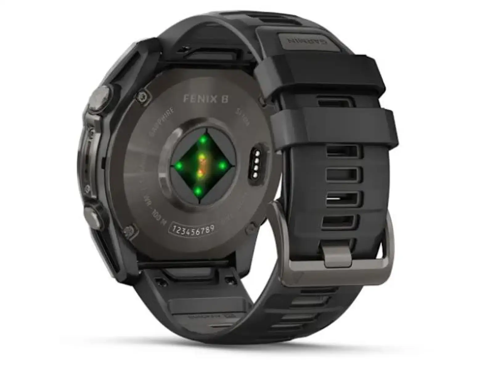 Garmin fenix 8 - 51 mm AMOLED Sapphire inteligentné hodinky Carbon DLC Titanium Black/Gray