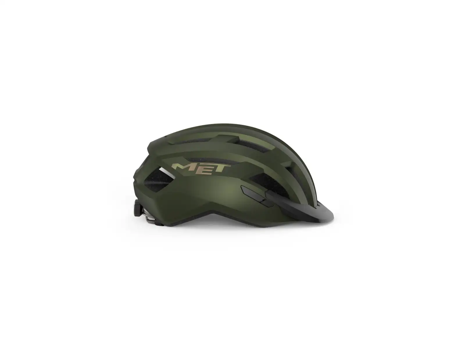 MET Allroad Cyklistická prilba Olive Iridescent