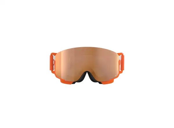 POC POCito Nexal detské lyžiarske okuliare Fluorescent Orange/Partly Sunny Light Orange