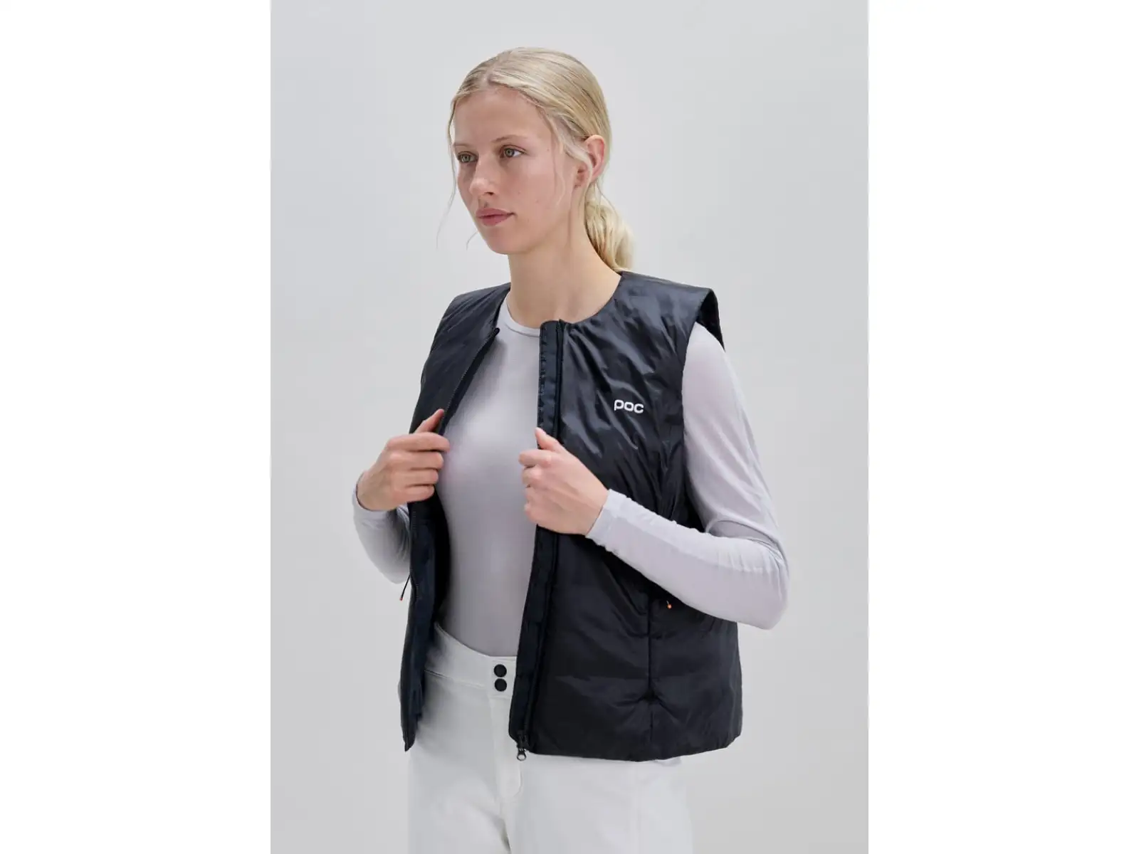 POC Lite Padded Vest dámska zateplená vesta Uranium Black