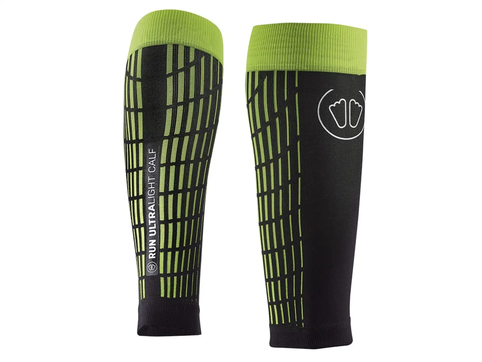 Sidas Ultralight Run Calf kompresné lýtkové návleky čierno-žltá