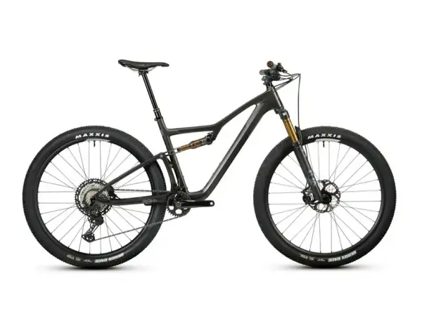 Ibis Exie US XTR Di2 horský celoodpružený bicykel Clear Charcoal