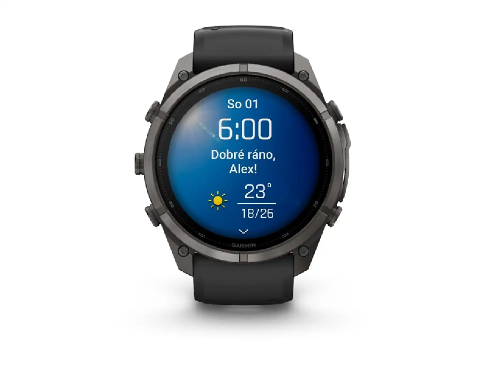 Garmin Fénix 9 Pro inReach 47 mm inteligentné hodinky Carbon gray DLC Titanium Black/Pebble gray
