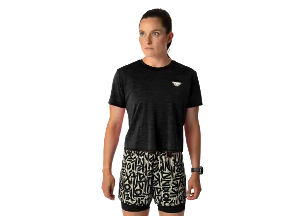Dynafit Trail dámske bežecké tričko krátky rukáv Black Out