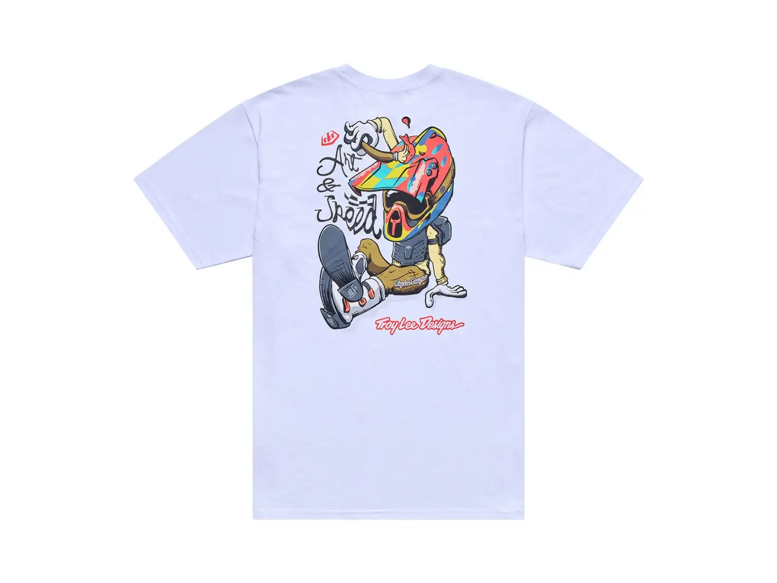 Troy Lee Designs Heritage pánske tričko krátky rukáv White
