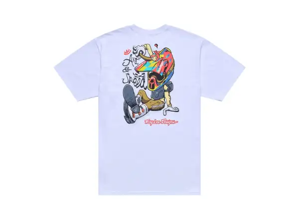 Troy Lee Designs Heritage pánske tričko krátky rukáv White