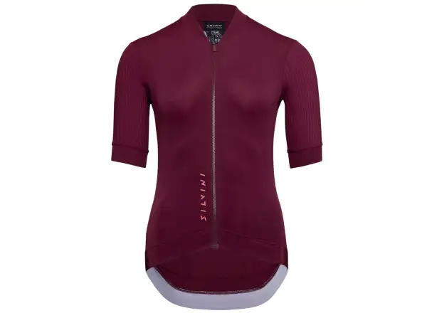 Silvini Trafoia dámsky dres krátky rukáv Merlot